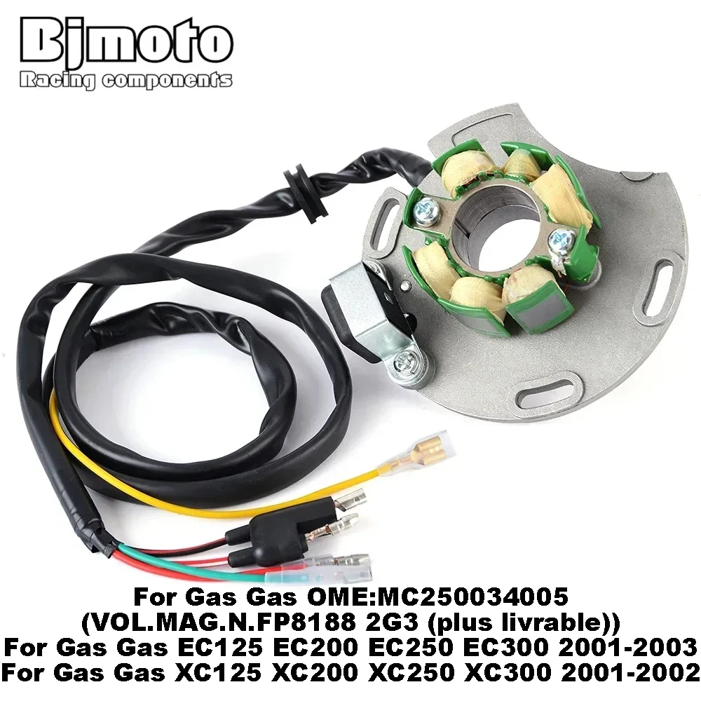 Motorcycle Stator Coil for GAS GAS Gasgas EC125 EC200 EC250 EC300 XC125 XC200 XC250 XC300 For Kawasaki KX125 KX125-L1
Motorcycle Stator Coil for GAS GAS Gasgas EC125 EC200 EC250 EC300 XC125 XC200 XC250 XC300 For Kawasaki KX125 KX125-L1