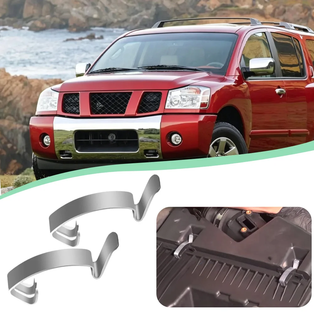2pcs Car Air Filter Cleaner Housing Box Lid Spring Clip Clamp for Nissan Armada Frontier Xterra Pathfinder 16598-7S000
2pcs Car Air Filter Cleaner Housing Box Lid Spring Clip Clamp for Nissan Armada Frontier Xterra Pathfinder 16598-7S000