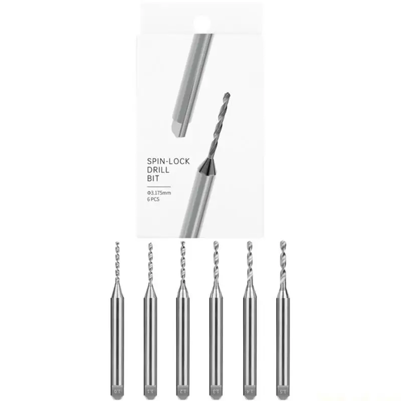 A2BE Pack of 6pc Travel Anti Vibration Maunal Hand Drill Bit Set For Jewelry Making
A2BE Pack of 6pc Travel Anti Vibration Maunal Hand Drill Bit Set For Jewelry Making