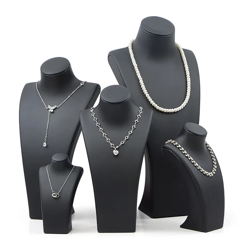 For Counter Showcase Store Brushed Leather Display Mannequin Shape PU Leather Jewelry Display Stand
For Counter Showcase Store Brushed Leather Display Mannequin Shape PU Leather Jewelry Display Stand
