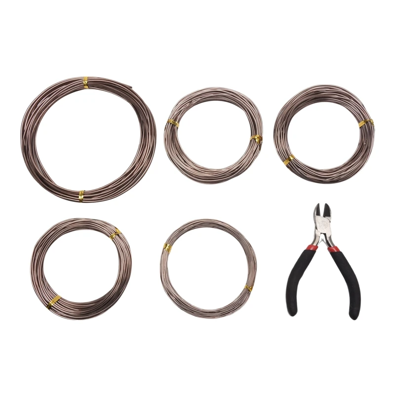 A78U-5 Roll Tree Training Bonsai Wire Cutter Anodized Aluminum Wire For Holding Bonsai Branches Small Trunks (Brown)
A78U-5 Roll Tree Training Bonsai Wire Cutter Anodized Aluminum Wire For Holding Bonsai Branches Small Trunks (Brown)