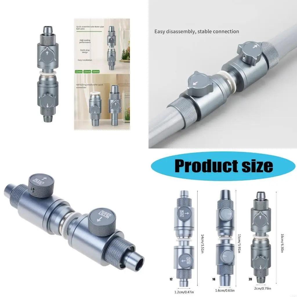 G92C Aquarium Tubing Valves Unidirectional Flowing Control Leak Proof Multiple Tubing
G92C Aquarium Tubing Valves Unidirectional Flowing Control Leak Proof Multiple Tubing