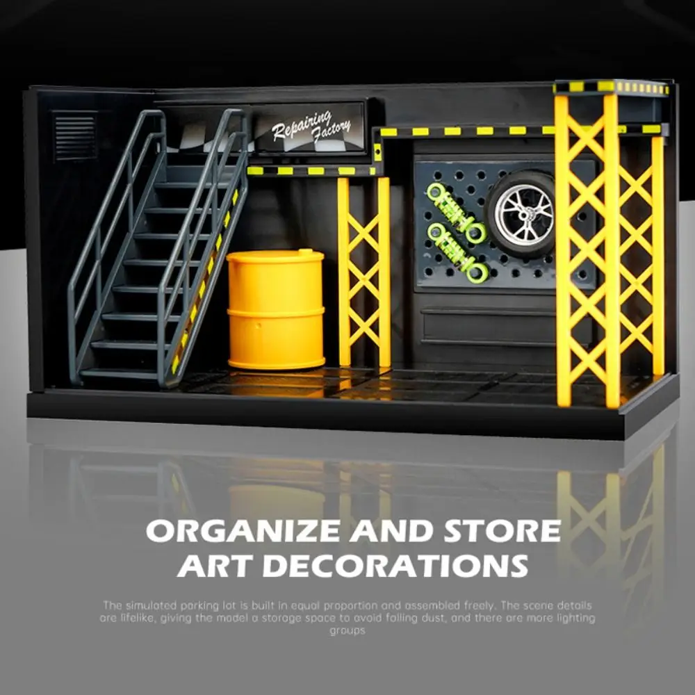 1:24 1:32 Scale Lighting Parking Lot Diecast Alloy Miniature Car Garage Model DlY Scene Simulation Car Model Display Collection
1:24 1:32 Scale Lighting Parking Lot Diecast Alloy Miniature Car Garage Model DlY Scene Simulation Car Model Display Collection