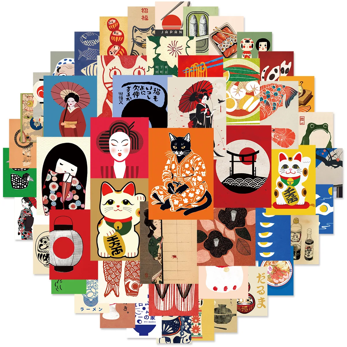 50 шт., японские наклейки с героями мультфильмов, традиционные элементы, наклейки для телефона, ноутбука, чемодана, ноутбука, водонепроницаемые наклейки
50 шт., японские наклейки с героями мультфильмов, традиционные элементы, наклейки для телефона, ноутбука, чемодана, ноутбука, водонепроницаемые наклейки