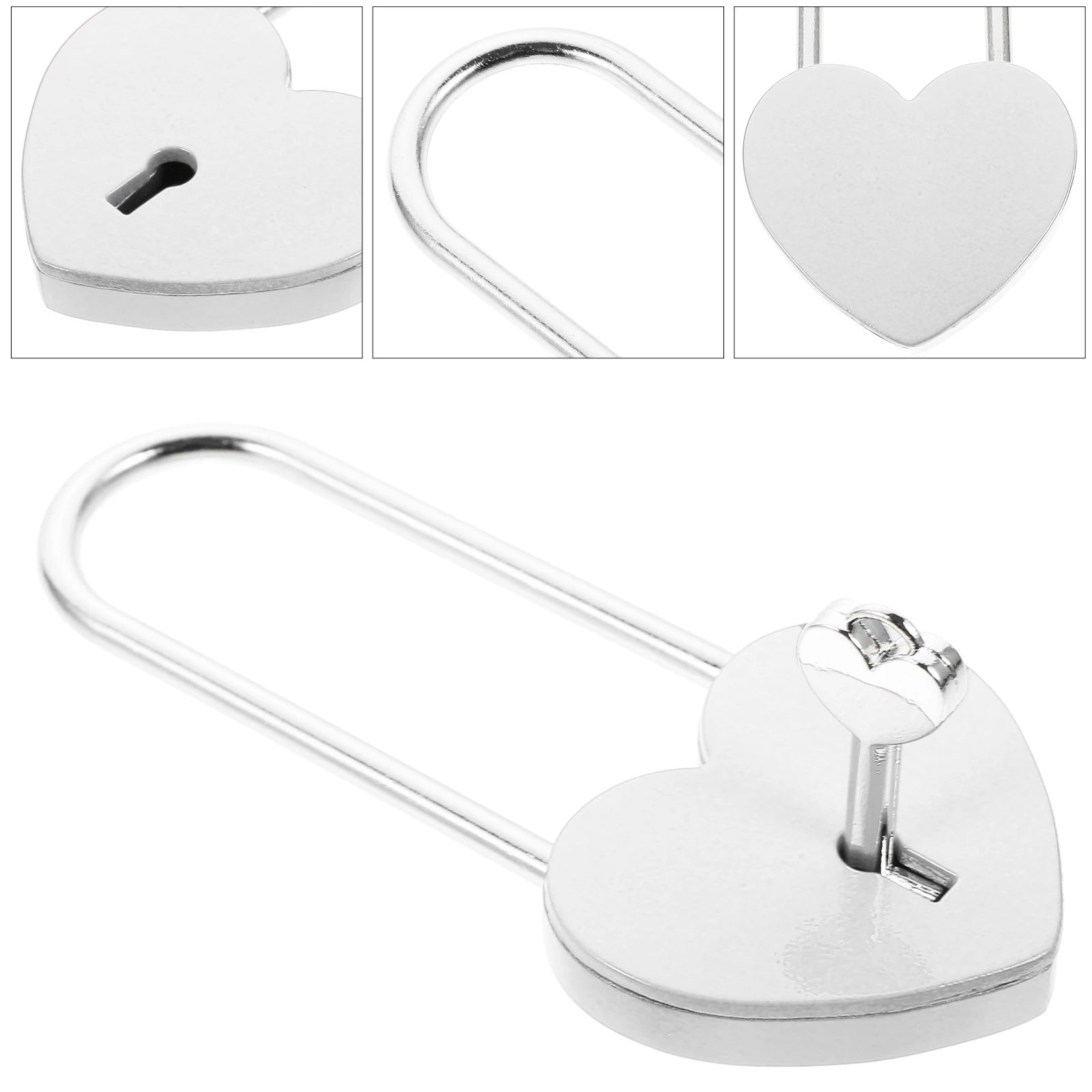 Heart-Shaped Lock Padlock Durable Rust-Proof Lightweight drawers suitcases diaries cabinetsHeartLock
Heart-Shaped Lock Padlock Durable Rust-Proof Lightweight drawers suitcases diaries cabinetsHeartLock