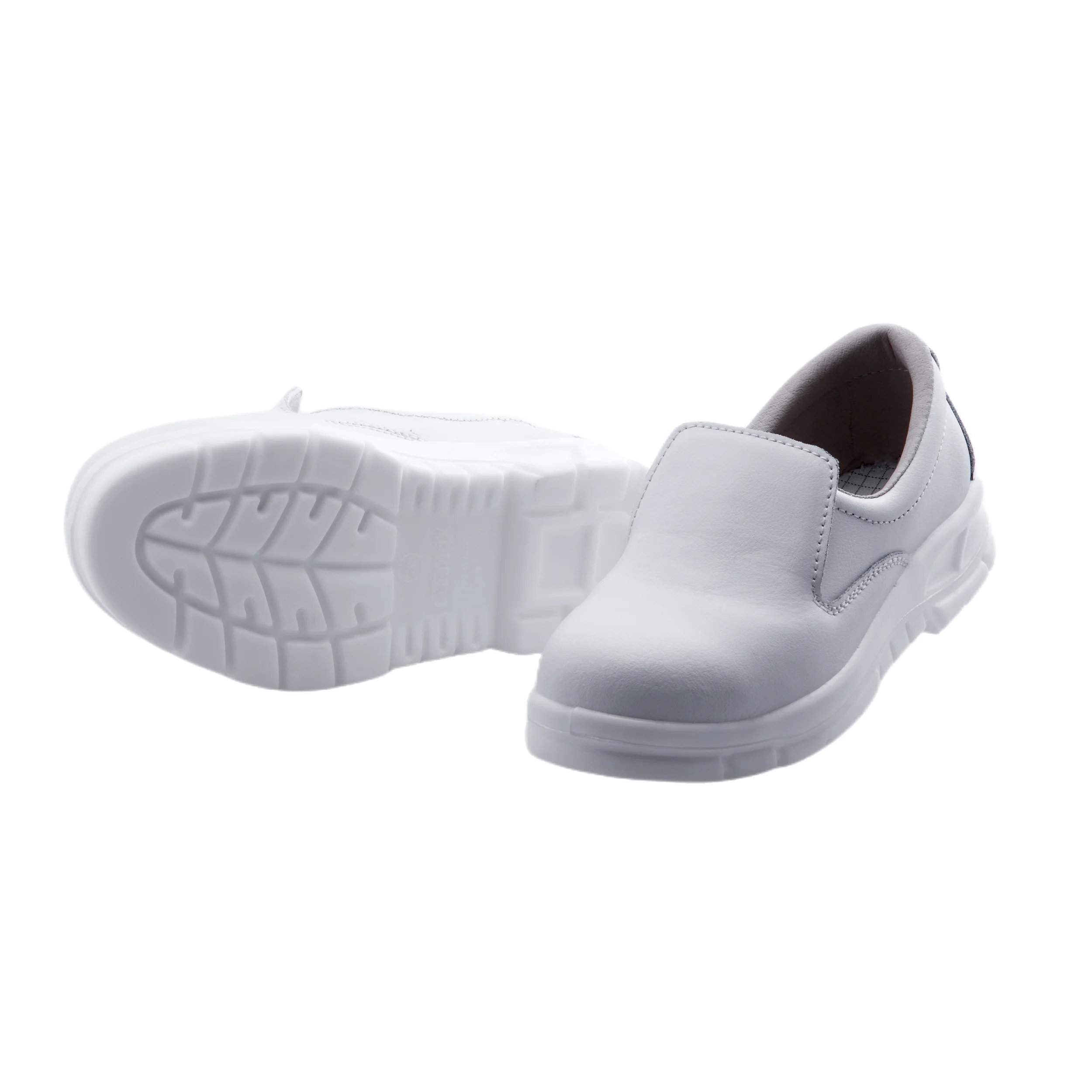 Моющиеся высококачественные антистатические защитные туфли со стальным носком из искусственной кожи, белые туфли для чистых помещений с электростатическим разрядом для промышленного и лабораторного использования
Моющиеся высококачественные антистатические защитные туфли со стальным носком из искусственной кожи, белые туфли для чистых помещений с электростатическим разрядом для промышленного и лабораторного использования