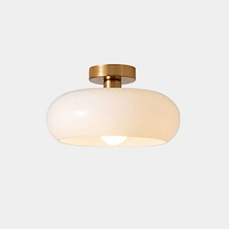 Nordic Vintage Ceiling Light Fixture Denmark Mid Century Modern Nostalgia Semi Flush Mount Ceiling Light with Glass Shade for R
Nordic Vintage Ceiling Light Fixture Denmark Mid Century Modern Nostalgia Semi Flush Mount Ceiling Light with Glass Shade for R