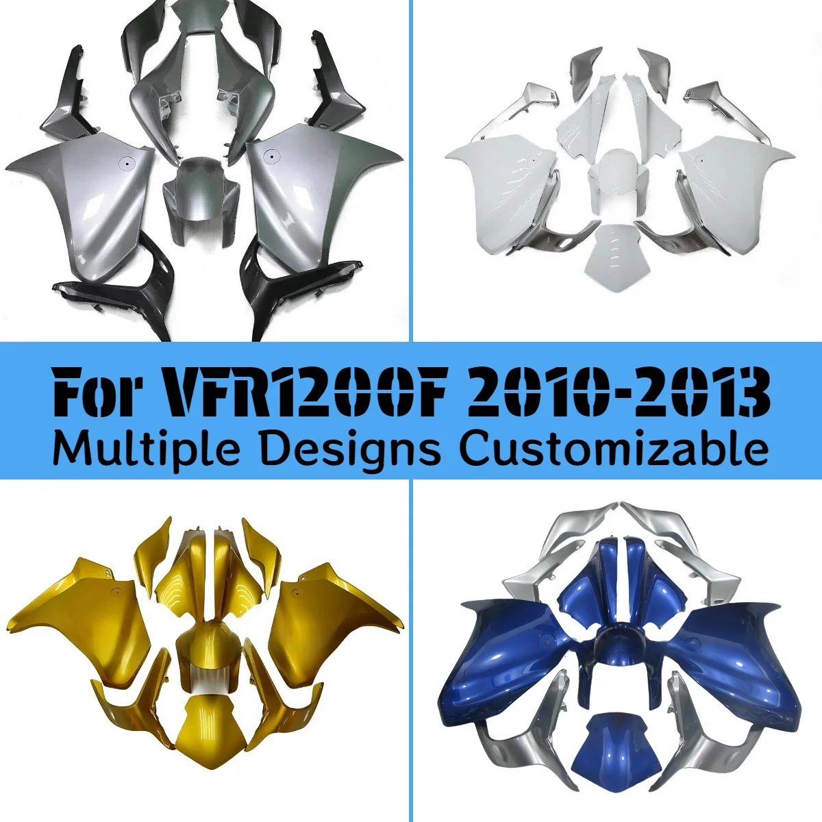 For HONDA VFR 1200F 2010-2013 Cool Fairing Kit VFR1200F 11-13 Motorcycle Customized ABS Plastic High Quality Fairings
For HONDA VFR 1200F 2010-2013 Cool Fairing Kit VFR1200F 11-13 Motorcycle Customized ABS Plastic High Quality Fairings
