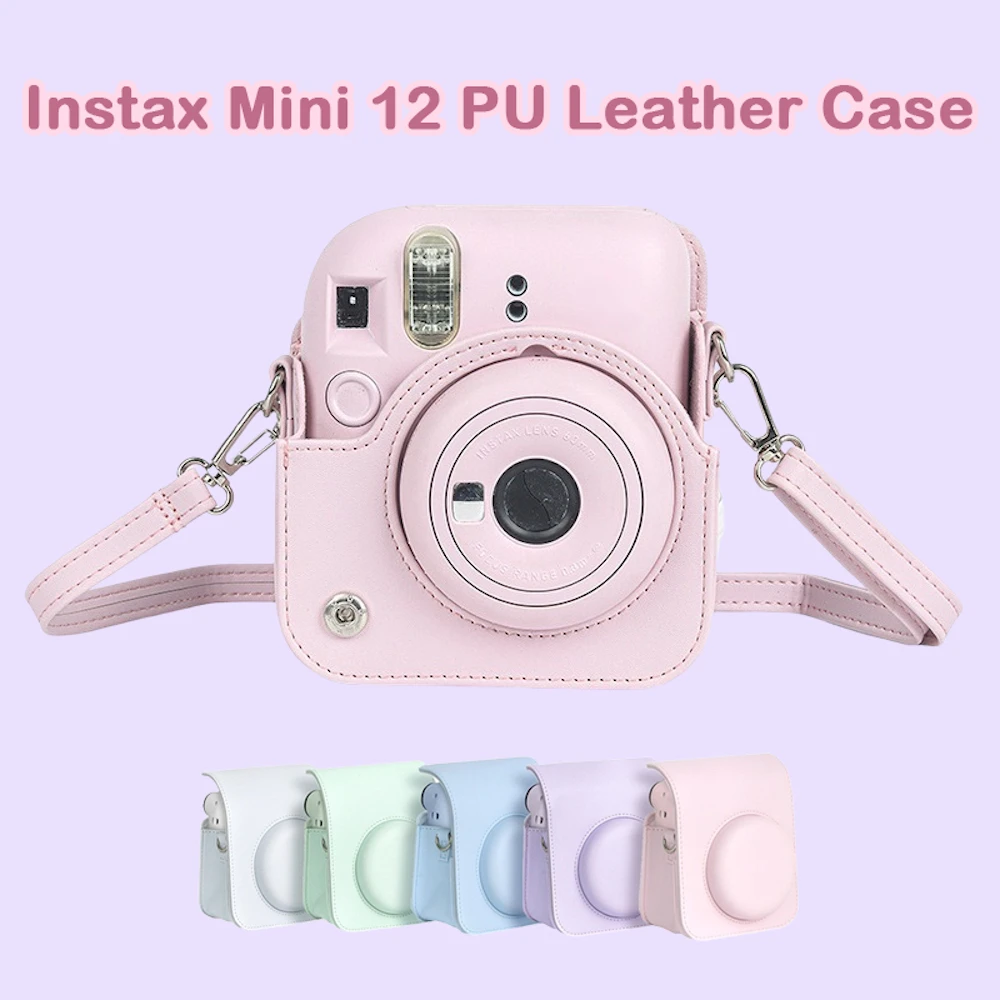 Instax Mini 12 PU Leather Camera Case Soft Protective Case with Strap CAA14
Instax Mini 12 PU Leather Camera Case Soft Protective Case with Strap CAA14