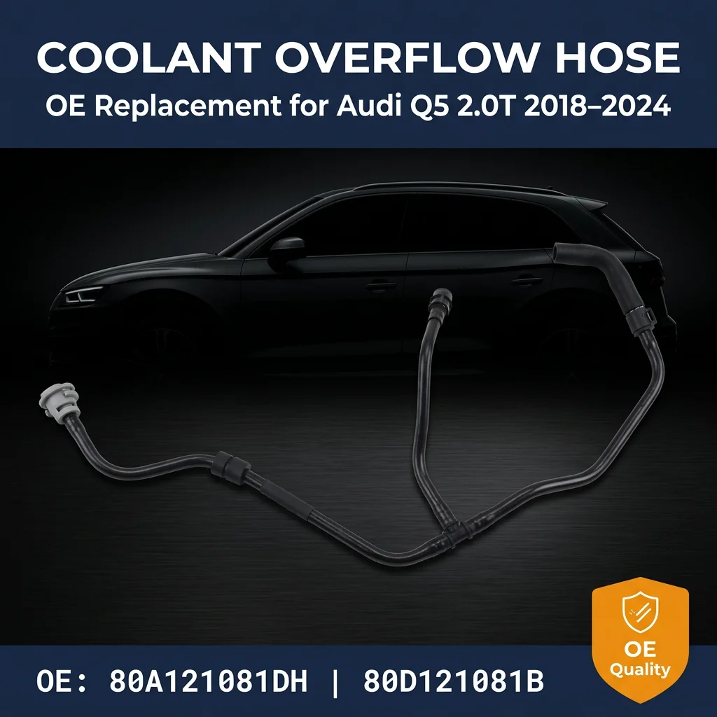 For Audi Q5 Coolant Reservoir Tank Hose Pipe 80A121081DH Coolant Overflow Hose Pipe For Audi Q5 2.0 2018-2024 2019 2020 2021
For Audi Q5 Coolant Reservoir Tank Hose Pipe 80A121081DH Coolant Overflow Hose Pipe For Audi Q5 2.0 2018-2024 2019 2020 2021