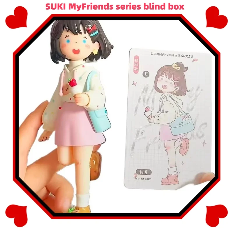 Подлинная серия Suki Myfriends, слепая коробка, милая модель для девочек, гаражный комплект, кавайная кукла, коллекционные настольные декоративные украшения, подарок
Подлинная серия Suki Myfriends, слепая коробка, милая модель для девочек, гаражный комплект, кавайная кукла, коллекционные настольные декоративные украшения, подарок