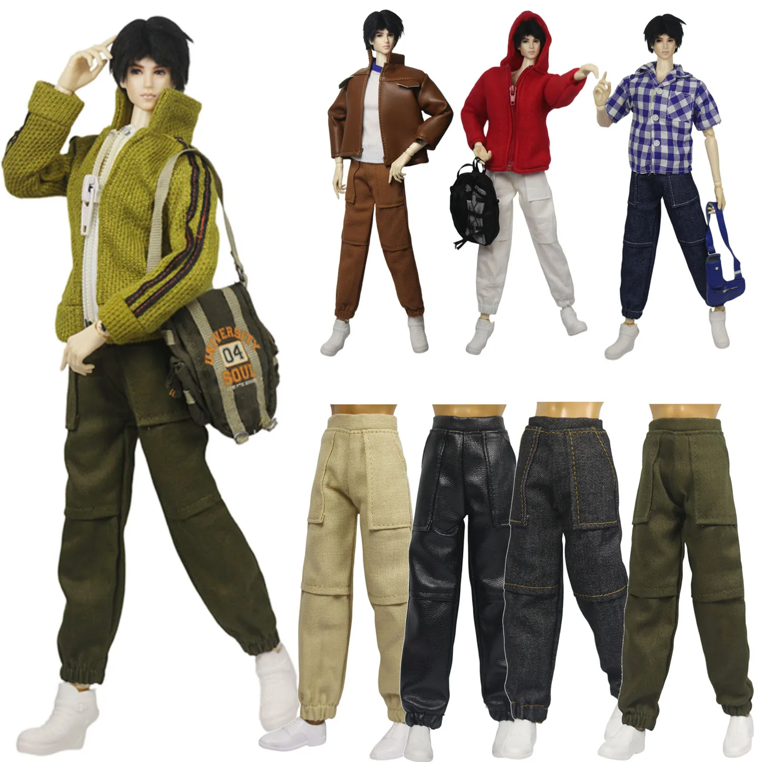 1:6 Scale Handmade Doll Clothes Outfit Pants for 12 inch Ken Doll Many Style for Choice
1:6 Scale Handmade Doll Clothes Outfit Pants for 12 inch Ken Doll Many Style for Choice