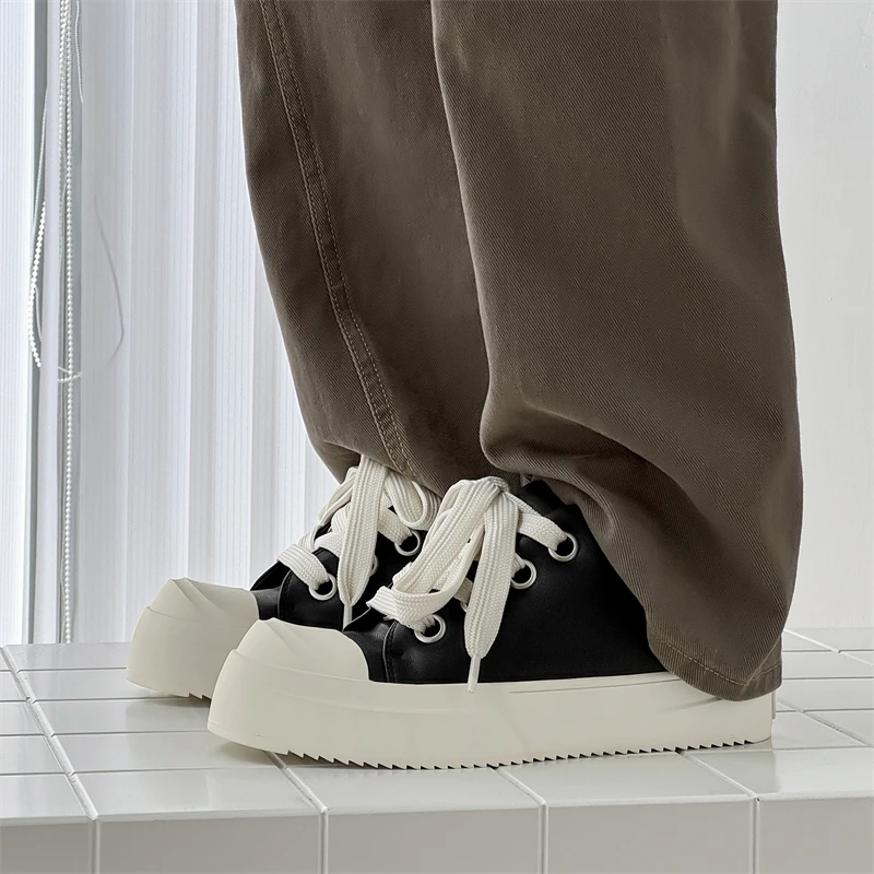 Niche Brand Original Design Hight Quality Street Style Leather Sneakers For Men's Women's Solid White Black Flat Casual Shoes
Niche Brand Original Design Hight Quality Street Style Leather Sneakers For Men's Women's Solid White Black Flat Casual Shoes