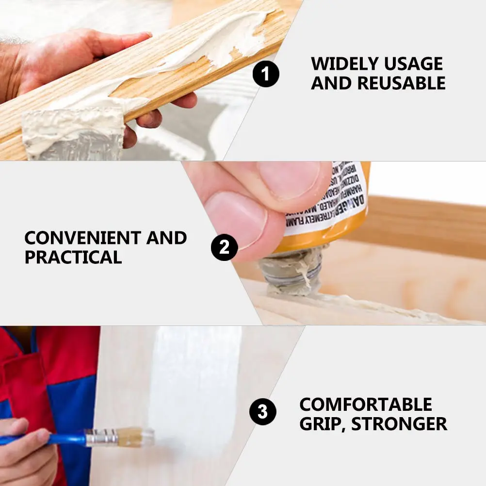 Manual Roller Type Glue Applicator Comfortable Handle High Strength Reusable Quick Coating Gluing Tool for Woodworking DIY
Manual Roller Type Glue Applicator Comfortable Handle High Strength Reusable Quick Coating Gluing Tool for Woodworking DIY