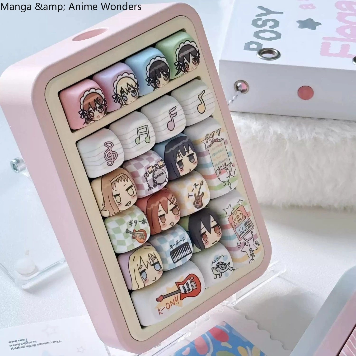 K-ON аниме косплей колпачки для клавиш PBT сублимационная краска колпачки для клавиатуры 136-клавишный подарок
K-ON аниме косплей колпачки для клавиш PBT сублимационная краска колпачки для клавиатуры 136-клавишный подарок