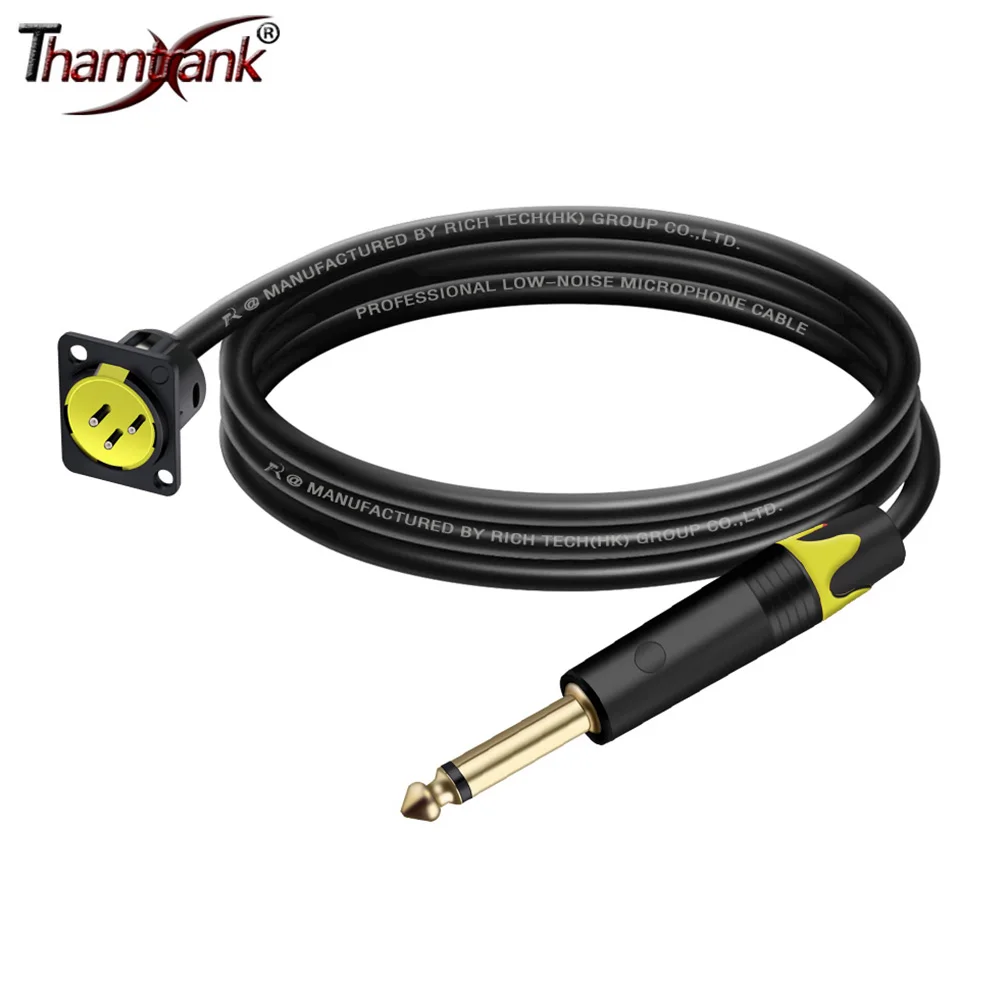 3-контактный переходной кабель XLR на 1/4 дюйма TS, D-тип XLR «папа/гнездо» для крепления на панель с разъемом 6,35 мм 1/4 дюйма TS «папа» Проходной сквозной кабель
3-контактный переходной кабель XLR на 1/4 дюйма TS, D-тип XLR «папа/гнездо» для крепления на панель с разъемом 6,35 мм 1/4 дюйма TS «папа» Проходной сквозной кабель