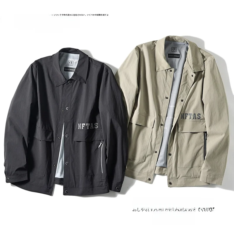 Casual Men's Workwear Jaet Collar Stand up Spring New Sle Versatile Comfortable Fit ODM Cany Single Stand Faion U...
Casual Men's Workwear Jaet Collar Stand up Spring New Sle Versatile Comfortable Fit ODM Cany Single Stand Faion U...
