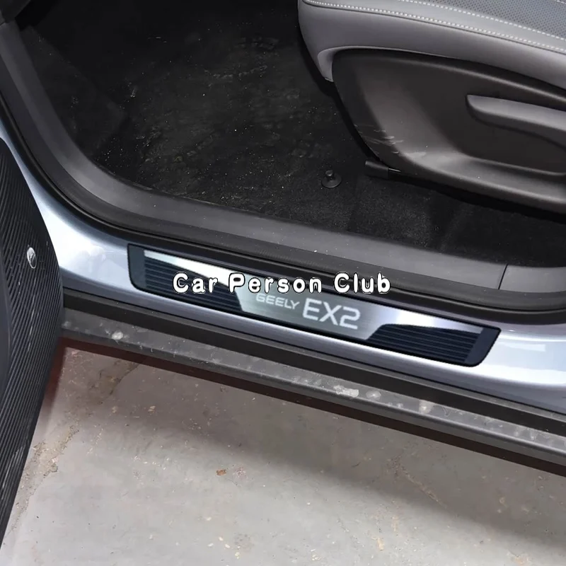 Stainless&Plastic Door Sill Plate Pedal Cover Trims For Geely EX2 GEOME 2025 2026 Car Moulding Accessories
Stainless&Plastic Door Sill Plate Pedal Cover Trims For Geely EX2 GEOME 2025 2026 Car Moulding Accessories