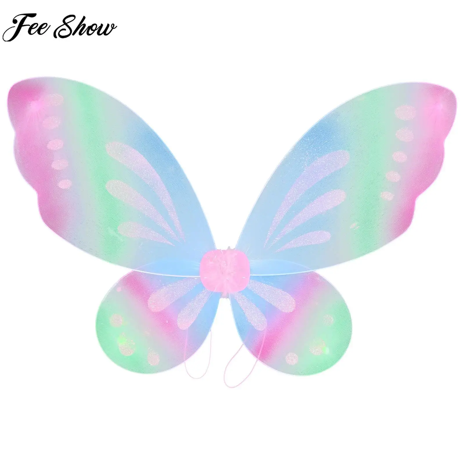 Girls Butterfly Angel Wings with Elastic Straps Fairy Elf Cosplay Props Halloween Birthday Party Dress Up Photography Supplies
Girls Butterfly Angel Wings with Elastic Straps Fairy Elf Cosplay Props Halloween Birthday Party Dress Up Photography Supplies