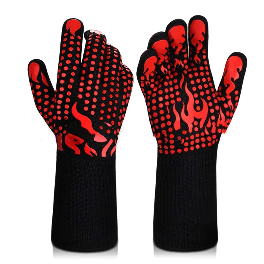 BBQ Gloves Grilling Gloves Baking Cooking 800 Degree Resistant Comfortable Wear Flexible Gloves Handle Hot Items
BBQ Gloves Grilling Gloves Baking Cooking 800 Degree Resistant Comfortable Wear Flexible Gloves Handle Hot Items