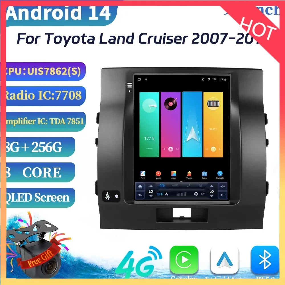 9.7inch Android 14 For Toyota Land Cruiser 2007-2015 Car Radio Multimedia Wireless BT Carplay Navigation Head Unit Screen Stereo
9.7inch Android 14 For Toyota Land Cruiser 2007-2015 Car Radio Multimedia Wireless BT Carplay Navigation Head Unit Screen Stereo