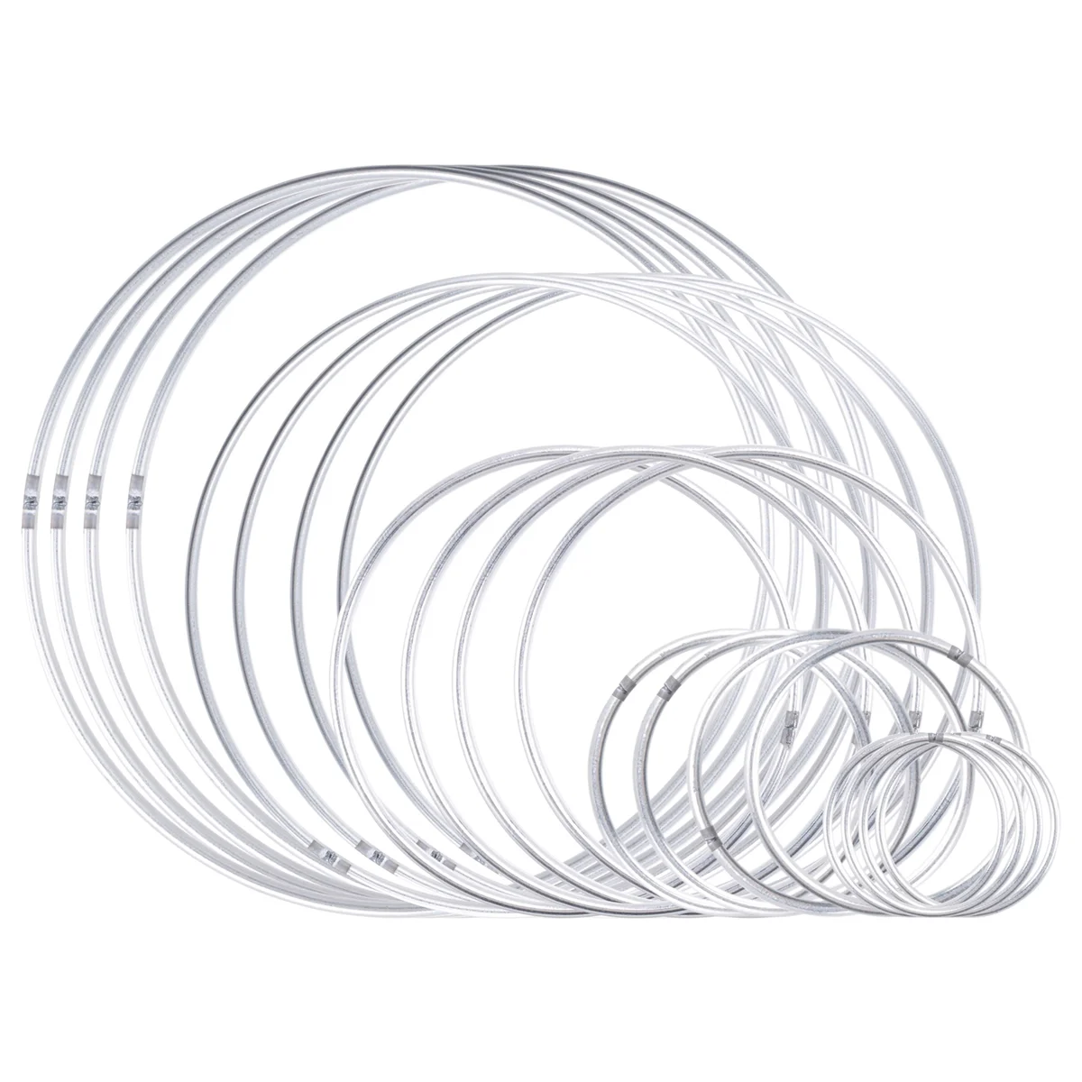 A32P_20 Pieces Metal Dream Catcher Rings Hoops Steel Craft Silver Rings for Crafts,Macrame and Other DIY Projects in 5 Sizes
A32P_20 Pieces Metal Dream Catcher Rings Hoops Steel Craft Silver Rings for Crafts,Macrame and Other DIY Projects in 5 Sizes