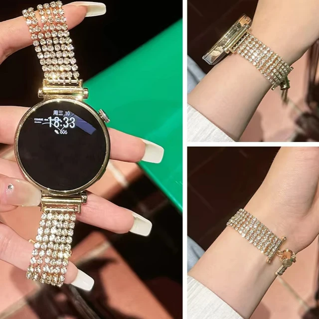 Women Tassels Bracelet for Huawei Watch Fit2 Classic Glitter Rhinestone Metal Strap for Huawei Watch GT5 41mm 46 18 20 22mm Band
Women Tassels Bracelet for Huawei Watch Fit2 Classic Glitter Rhinestone Metal Strap for Huawei Watch GT5 41mm 46 18 20 22mm Band