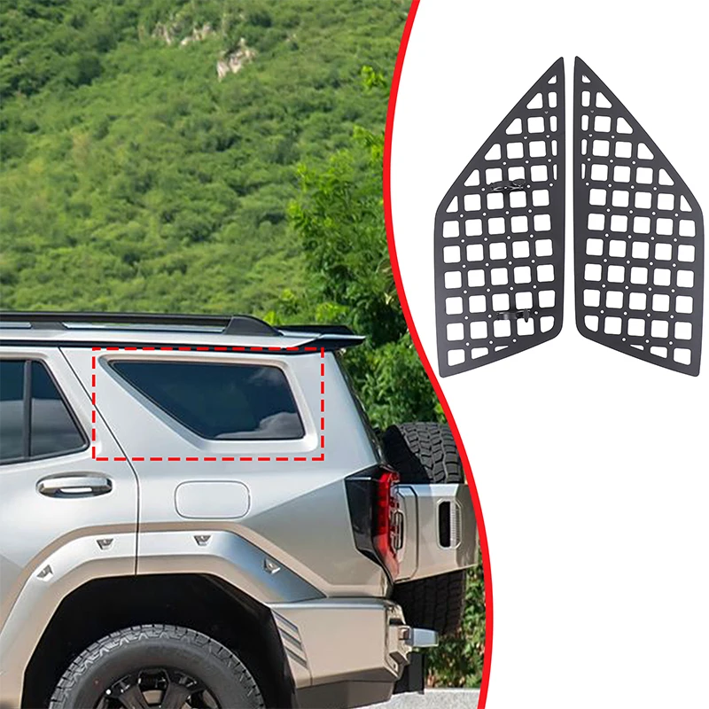 2Pcs Aluminum Alloy Black For Great Wall Tank 400 2023+ Car trunk side window honeycomb board tool bracket Car accessories
2Pcs Aluminum Alloy Black For Great Wall Tank 400 2023+ Car trunk side window honeycomb board tool bracket Car accessories