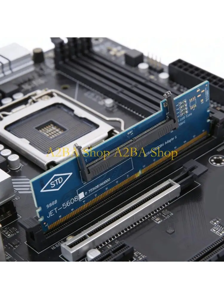 A2BA DDR4 Memory Adapter Card for SO DIMM to DIMM Conversion with Easy Installation
A2BA DDR4 Memory Adapter Card for SO DIMM to DIMM Conversion with Easy Installation