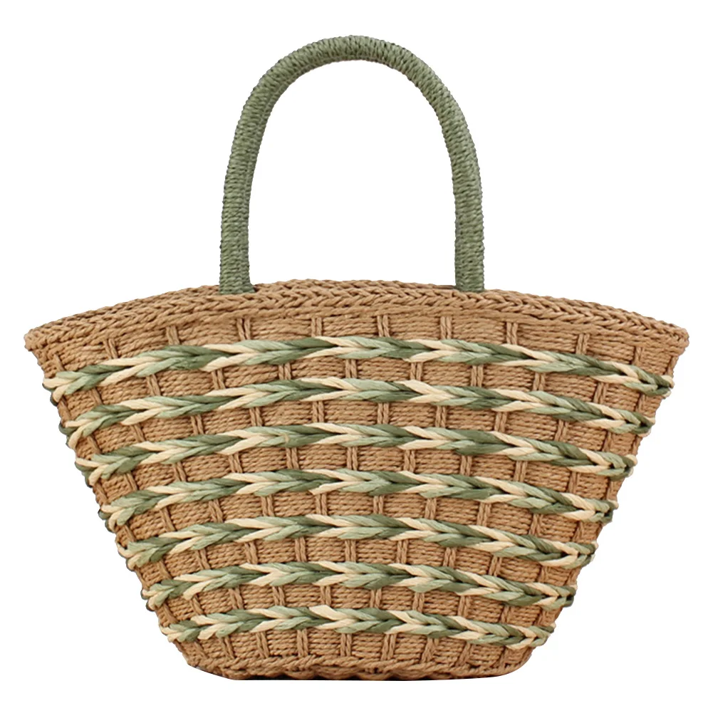 Women Straw Woven Tote Bag Summer Beach Bags Zipper Closure Fashion Woven Handbag Handwoven Shoulder Bag for Travel Shopping
Women Straw Woven Tote Bag Summer Beach Bags Zipper Closure Fashion Woven Handbag Handwoven Shoulder Bag for Travel Shopping