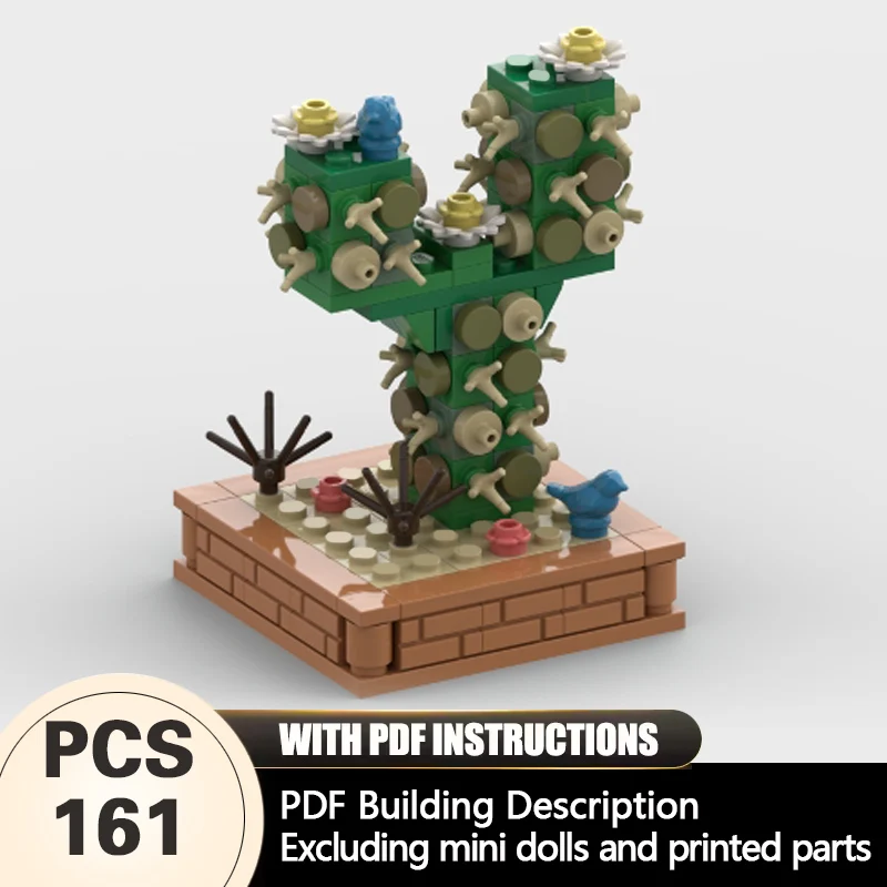 Creators Animal Series Model MOC Building Bricks Prickly Pear Cactus Modular Technology Gifts Holiday Assemble Children Toy Suit
Creators Animal Series Model MOC Building Bricks Prickly Pear Cactus Modular Technology Gifts Holiday Assemble Children Toy Suit