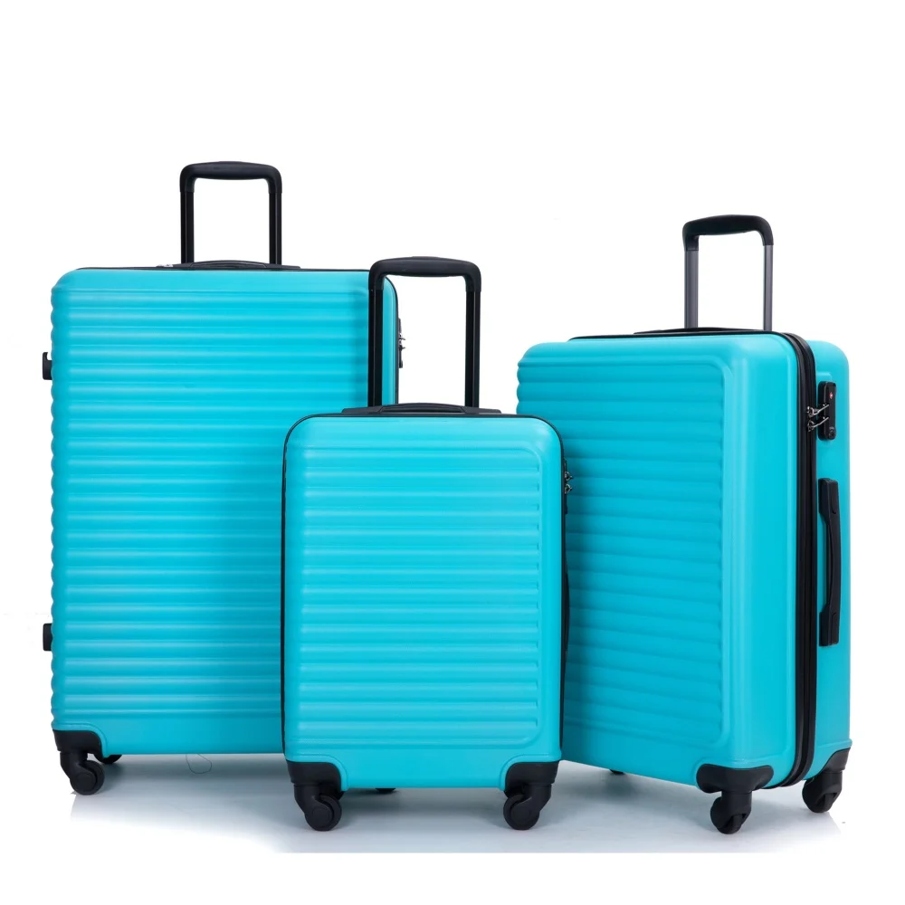 3 Piece Lightweight ABS Luggage Set with Spinner Wheels TSA Lock Two Hooks 20/24/28 Inch Travel Suitcase Rolling Trolley Luggage
3 Piece Lightweight ABS Luggage Set with Spinner Wheels TSA Lock Two Hooks 20/24/28 Inch Travel Suitcase Rolling Trolley Luggage