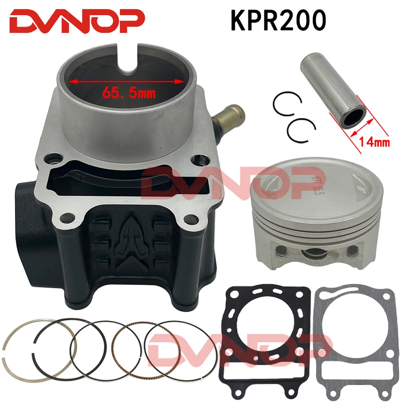 65.5mm KPS200 KPR200 KPT200 LF200-10P 200-10R Motorcycle Cylinder Kits With Piston RING Gasket
65.5mm KPS200 KPR200 KPT200 LF200-10P 200-10R Motorcycle Cylinder Kits With Piston RING Gasket