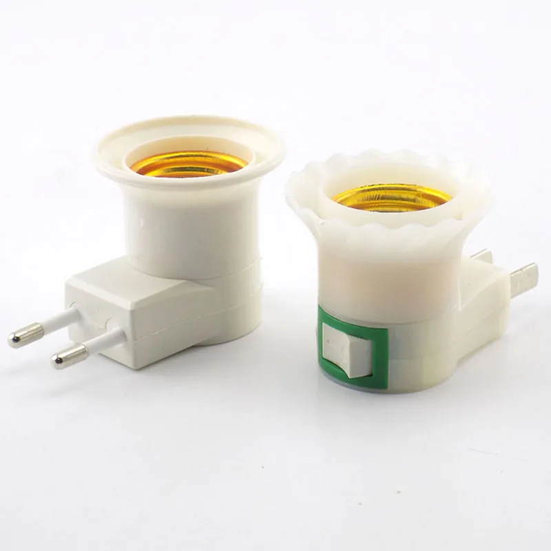 EU US AU plug E27 LED Lamp Base power Holder Converter for led light Bulb Adapter socket AC Power 110V 220V EU Plug Switch T1
EU US AU plug E27 LED Lamp Base power Holder Converter for led light Bulb Adapter socket AC Power 110V 220V EU Plug Switch T1