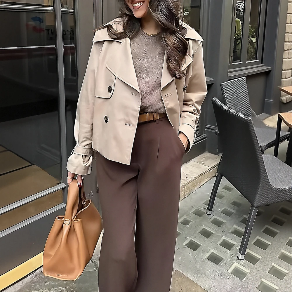 Casual Style Windbreaker Women's Fashion Outerwear Comfortable Breathable Spring Autumn Winter Jacket
Casual Style Windbreaker Women's Fashion Outerwear Comfortable Breathable Spring Autumn Winter Jacket