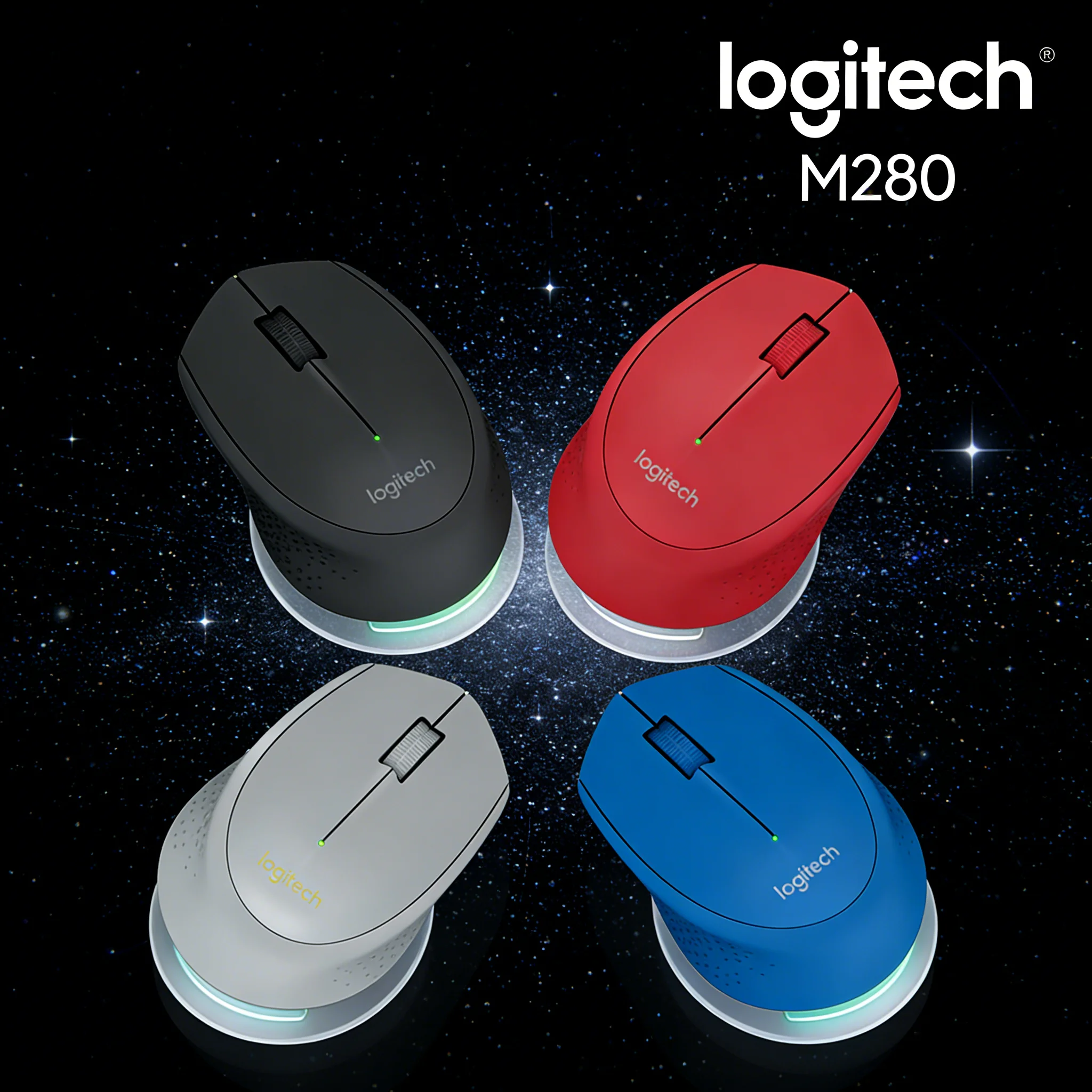 Accurate Tracking Logitech M280/M330 - Great for Online Meetings
Accurate Tracking Logitech M280/M330 - Great for Online Meetings