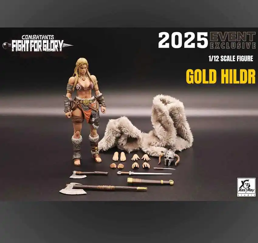 2025 Xesray Fight For Glory 1/12 Action Figure Combatants Event Gold Hildr Anime Model Collectible Figure Ornament
2025 Xesray Fight For Glory 1/12 Action Figure Combatants Event Gold Hildr Anime Model Collectible Figure Ornament