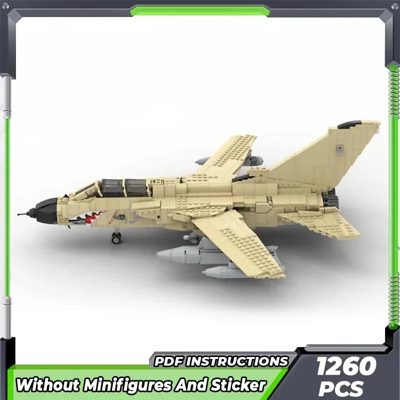 Moc строительные кирпичи модель военного оружия Tornado GR1 Fighter Technology модульный блок подарки игрушки для детей наборы «сделай сам» сборка
Moc строительные кирпичи модель военного оружия Tornado GR1 Fighter Technology модульный блок подарки игрушки для детей наборы «сделай сам» сборка
