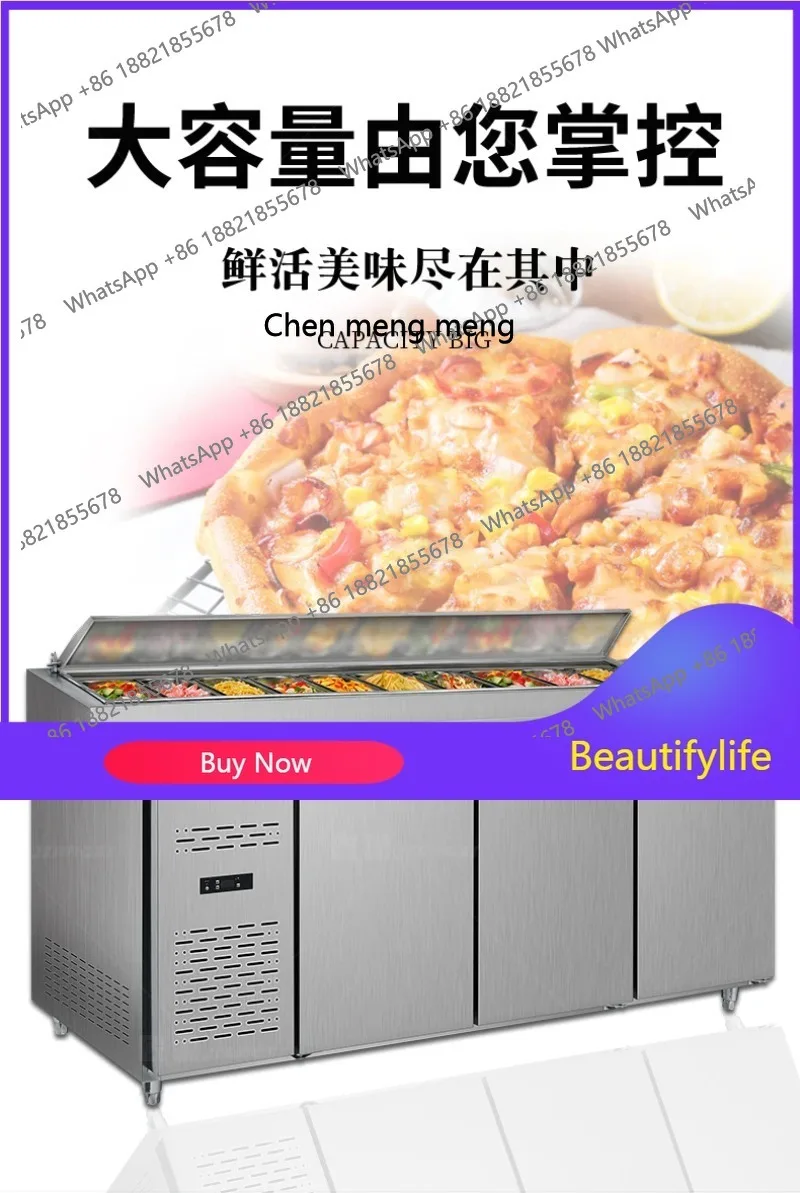 FF A65 Шкаф для пиццы с воздушным охлаждением Стол для работы с охлаждением Стол для начинки пиццы Шкаф для салата Коммерческое использование
FF A65 Шкаф для пиццы с воздушным охлаждением Стол для работы с охлаждением Стол для начинки пиццы Шкаф для салата Коммерческое использование