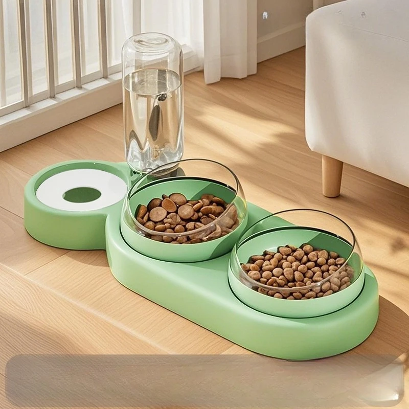 Hot selling new pet automatic feeder cat water dispenser dual bowl integrated sturdy and durable anti drop pet food bowl
Hot selling new pet automatic feeder cat water dispenser dual bowl integrated sturdy and durable anti drop pet food bowl