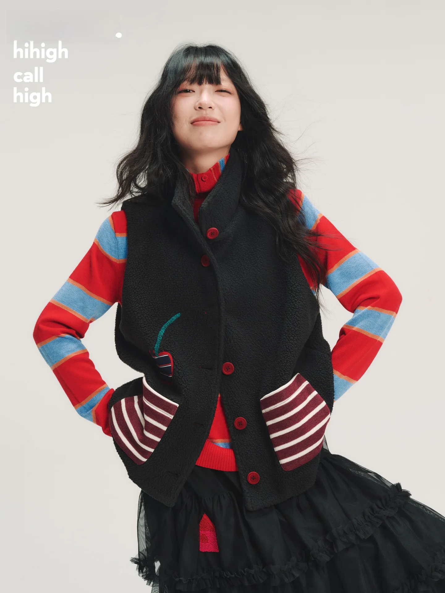 Hand-Painted Cherry Patchwork Dstring Stand Collar Fce Vest Outerwear Striped Color Blo Thiened Winter Women's Jaet
Hand-Painted Cherry Patchwork Dstring Stand Collar Fce Vest Outerwear Striped Color Blo Thiened Winter Women's Jaet