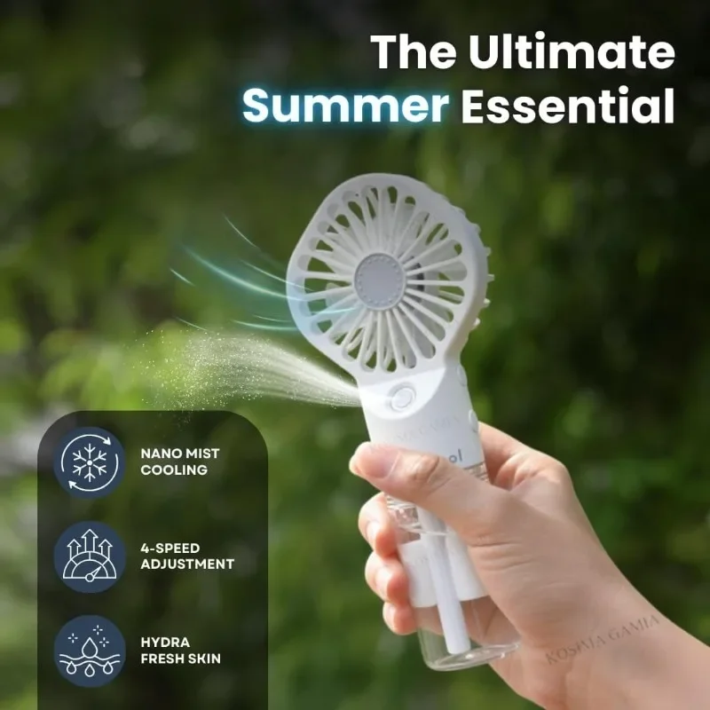Mini Handheld Mist Fan Portable USB Rechargeable Handheld Fan with Humidifier Mini Water Spray Hand Fan
Mini Handheld Mist Fan Portable USB Rechargeable Handheld Fan with Humidifier Mini Water Spray Hand Fan