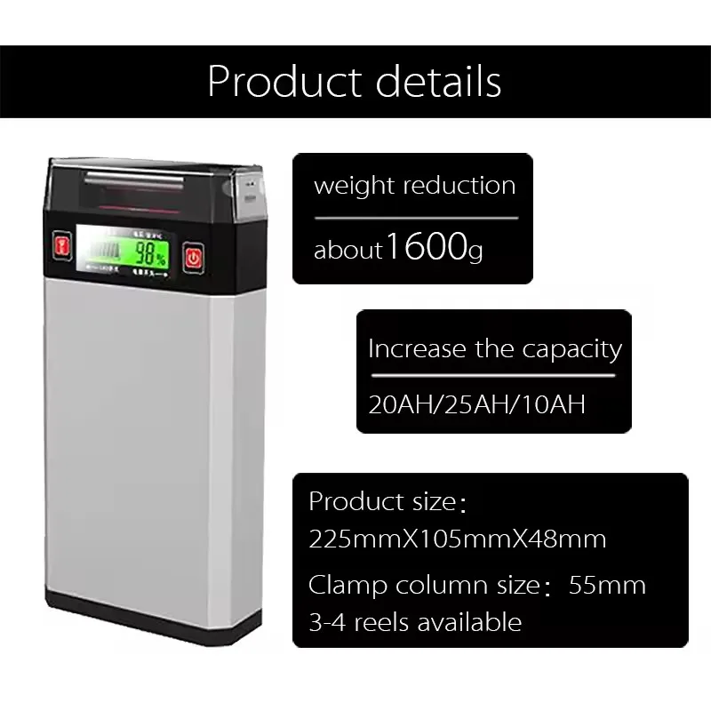 Full Capacity Lithium-Ion Rechargeable 14.8v 20000mah GN10f GN20f GN25f Portable Electric Fishing Reel Battery for Seaborg
Full Capacity Lithium-Ion Rechargeable 14.8v 20000mah GN10f GN20f GN25f Portable Electric Fishing Reel Battery for Seaborg