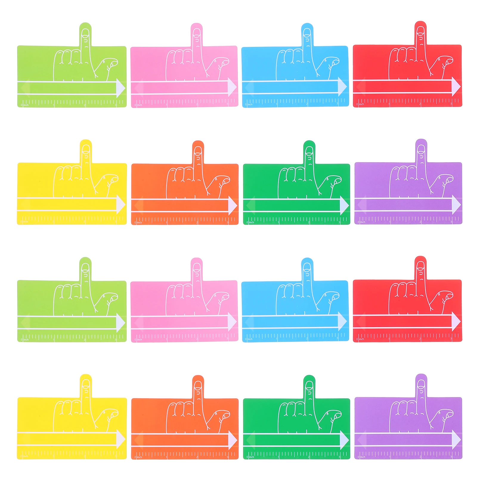 16pcs Finger Bookmark Kids Writing Tools Dyslexia Reading Aids Students Guide Strips Plastic Spacer Bookmarks Vibrant Colors
16pcs Finger Bookmark Kids Writing Tools Dyslexia Reading Aids Students Guide Strips Plastic Spacer Bookmarks Vibrant Colors