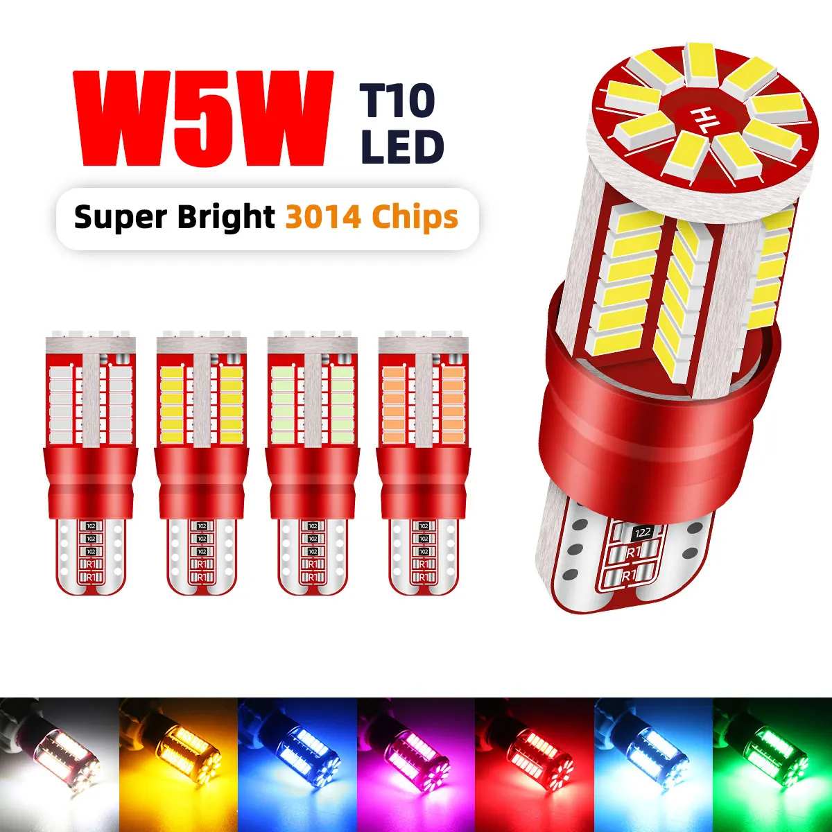 2pcs T10 W5W LED CANBUS No Error 12V Car Side Interior Lights 168 194 3014 SMD Car Clearance Reading Parking Lights Dome Lamp
2pcs T10 W5W LED CANBUS No Error 12V Car Side Interior Lights 168 194 3014 SMD Car Clearance Reading Parking Lights Dome Lamp