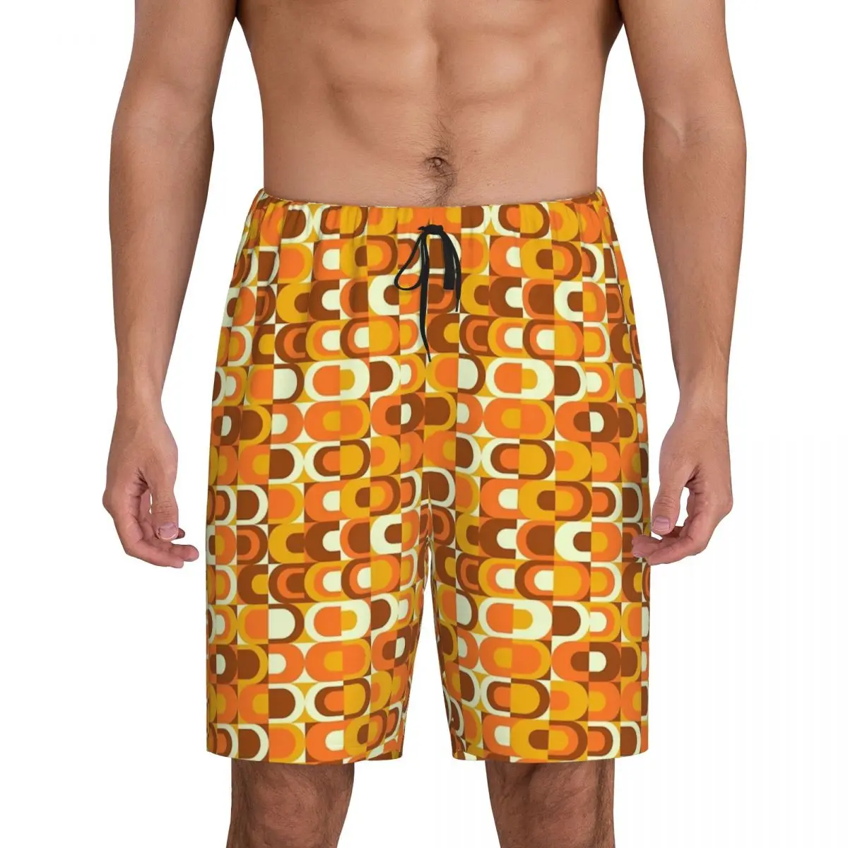 70s Pattern Retro Inustrial In Orange And Brown Tones Short Pajama Pants Men Sleepwear Sleep Lounge Bottom Shorts Sleeping Pants
70s Pattern Retro Inustrial In Orange And Brown Tones Short Pajama Pants Men Sleepwear Sleep Lounge Bottom Shorts Sleeping Pants