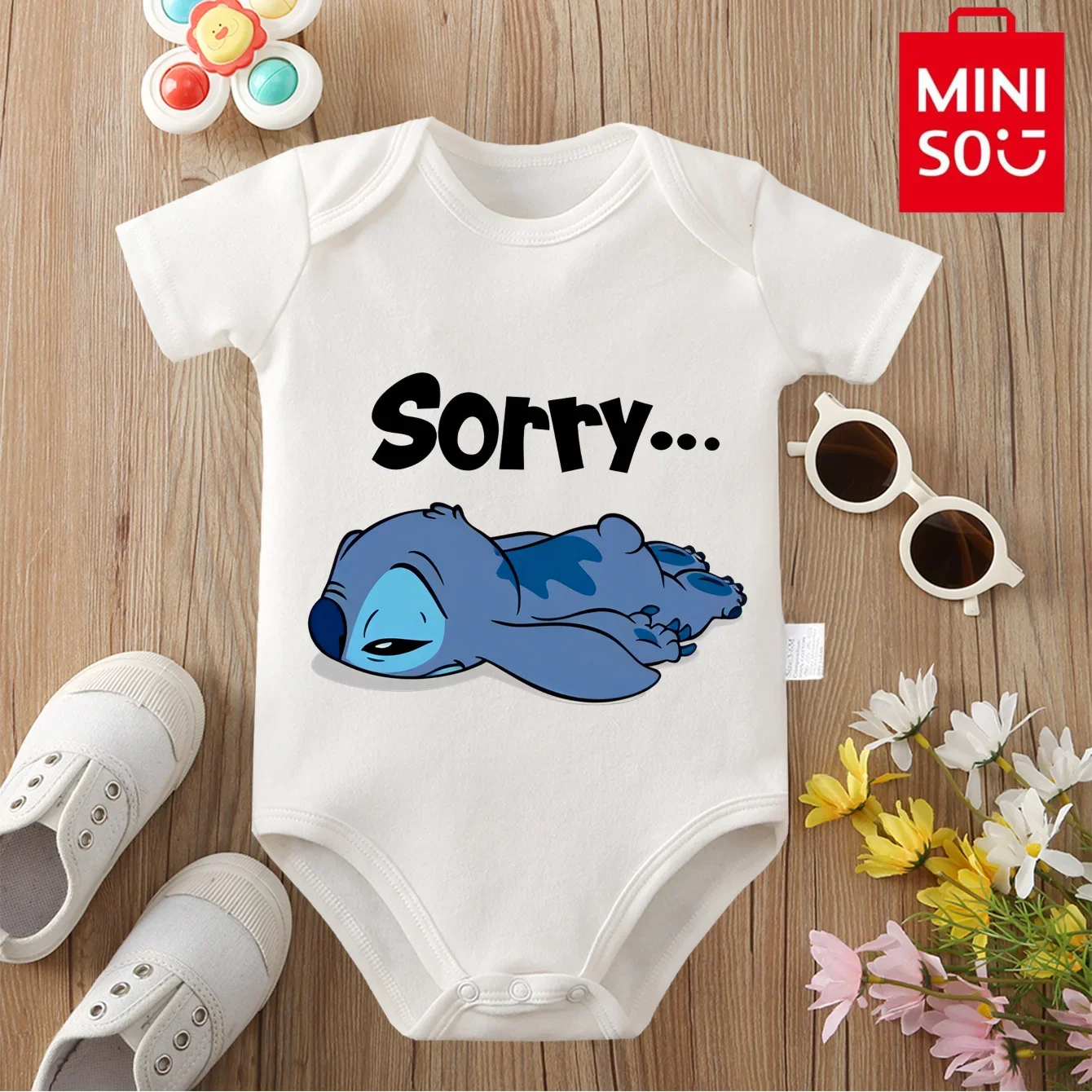 MINISO & Disney Jointly подпись, 100% хлопок, детская одежда, детский комбинезон, боди, вышивка, вызывайте, милый принт для новорожденных от 0 до 12 месяцев
MINISO & Disney Jointly подпись, 100% хлопок, детская одежда, детский комбинезон, боди, вышивка, вызывайте, милый принт для новорожденных от 0 до 12 месяцев