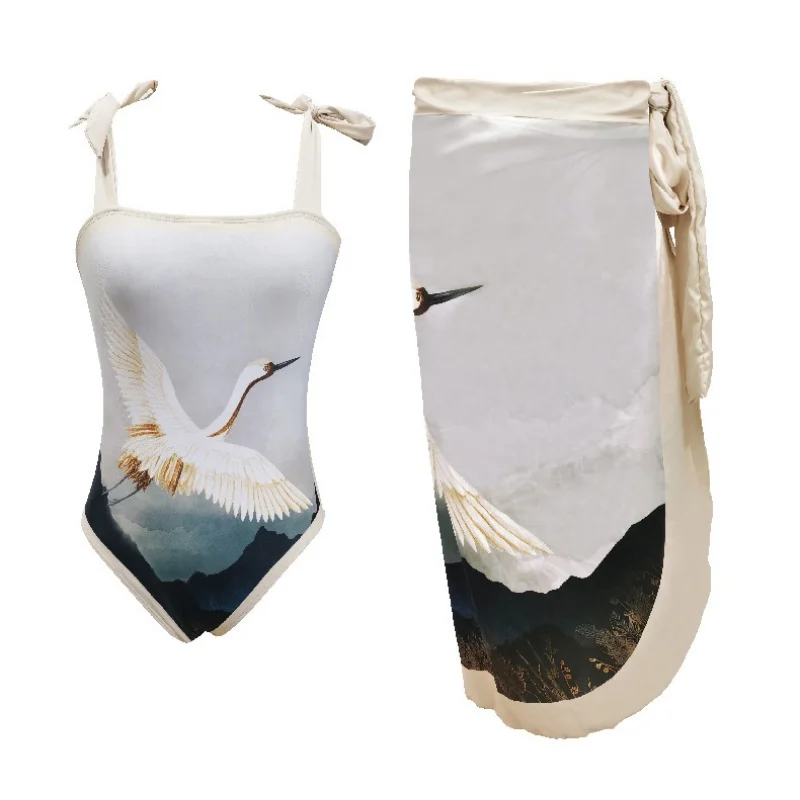 New Bikini Women's Swimsuit Two-Piece Printed One-Piece French Retro Bikini Gauze Skirt
New Bikini Women's Swimsuit Two-Piece Printed One-Piece French Retro Bikini Gauze Skirt