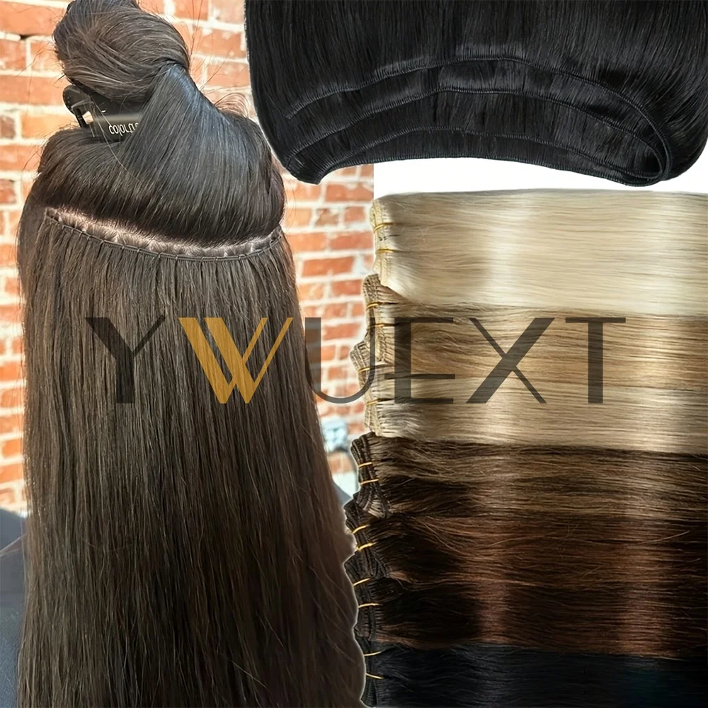 Sew In Weft Human Hair Extensions 50g/pack Natural Straight Black Human Hair Bundles Hand Tied Double Weft Hair 12-22 inches for Women
Sew In Weft Human Hair Extensions 50g/pack Natural Straight Black Human Hair Bundles Hand Tied Double Weft Hair 12-22 inches for Women