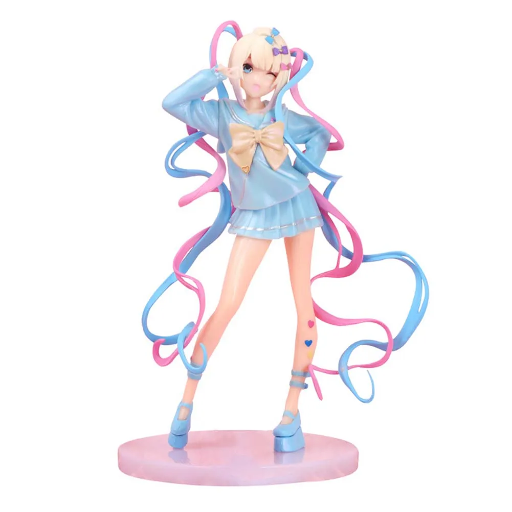 20cm Anime Figure KAngel JK stance action figures double ponytail girl KAngel figurine Doll PVC Model Toy Collection Statue Gift
20cm Anime Figure KAngel JK stance action figures double ponytail girl KAngel figurine Doll PVC Model Toy Collection Statue Gift